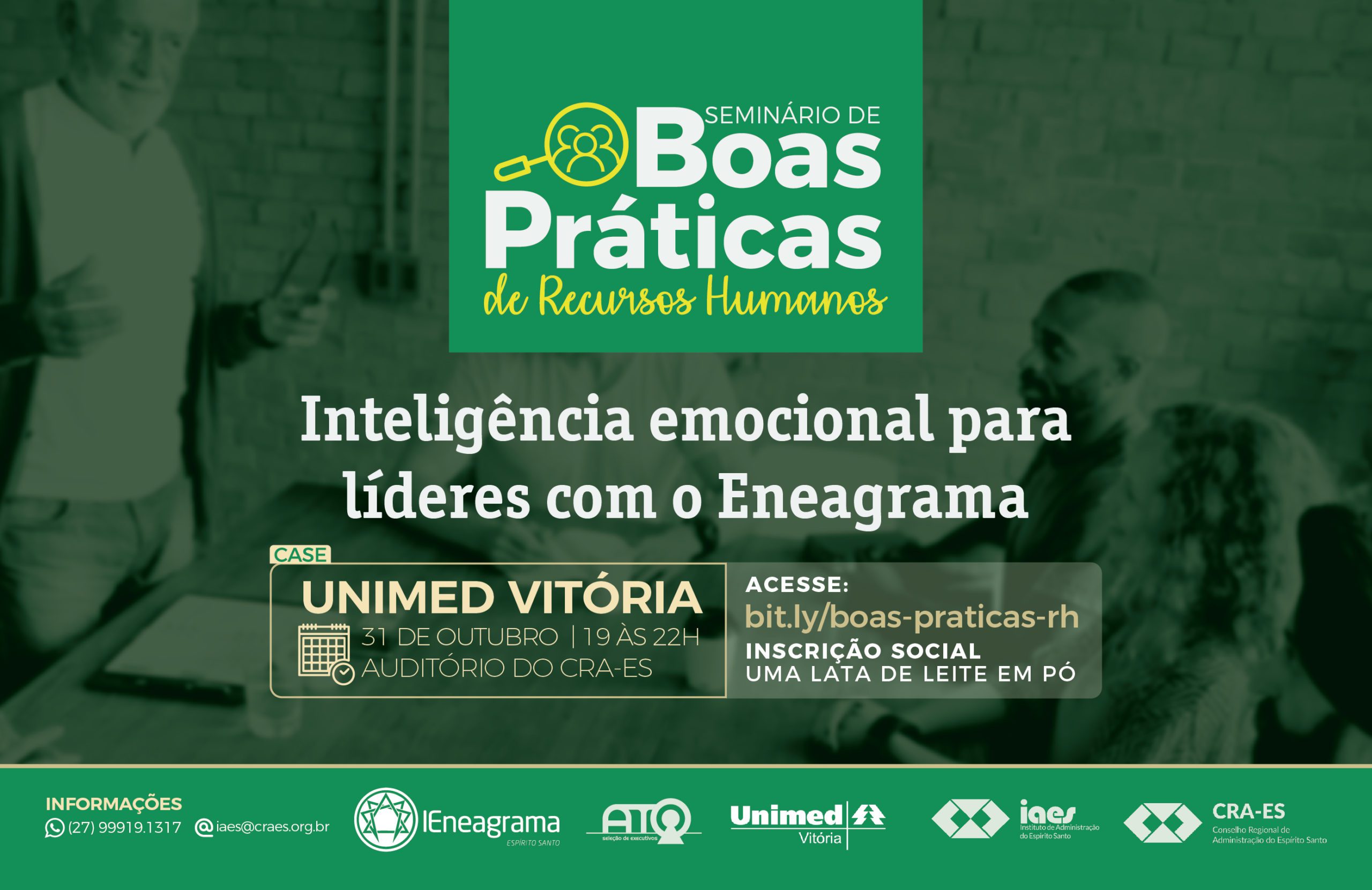 Read more about the article Inteligência Emocional é tema de seminário em Vitória