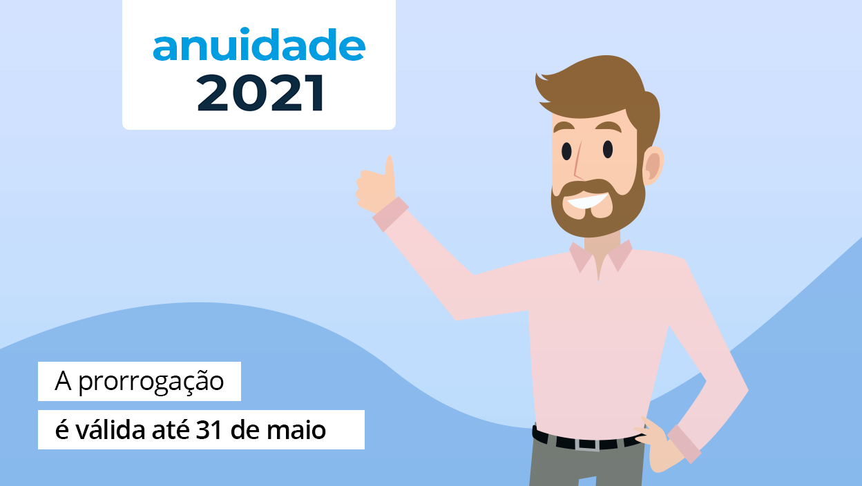 Você está visualizando atualmente Últimos dias para pagamento da Anuidade 2021 sem juros