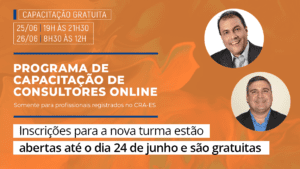 Leia mais sobre o artigo Gratuito: Nova turma de capacitação online em consultoria