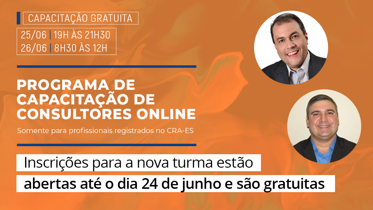 Leia mais sobre o artigo Gratuito: Nova turma de capacitação online em consultoria