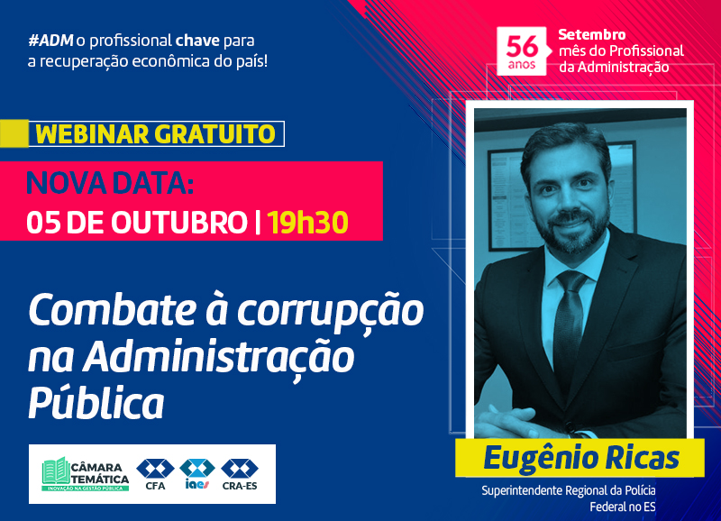 Leia mais sobre o artigo Webinar:  Combate à corrupção na Administração Pública