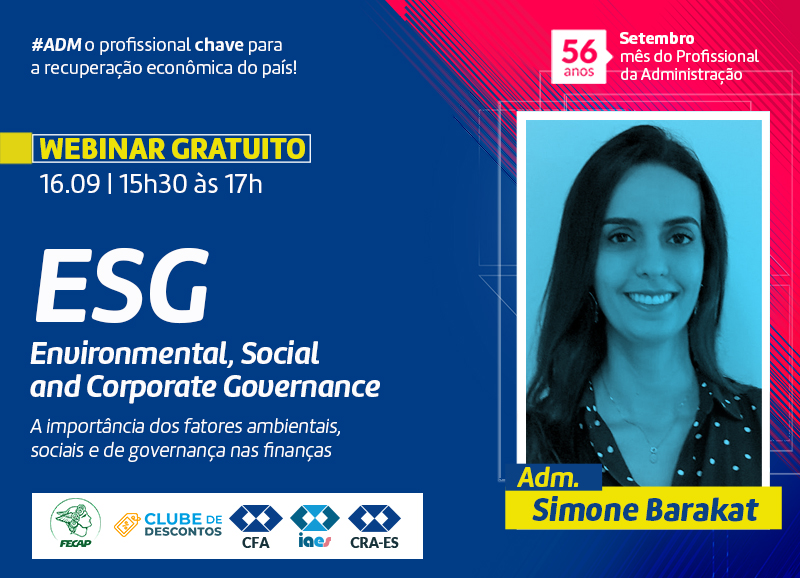 Leia mais sobre o artigo Webinar: ESG – Environmental, Social and Corporate Governance 