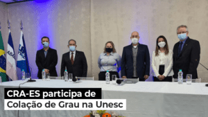 Leia mais sobre o artigo CRA-ES participa de Colação de Grau no Centro Universitário do Espírito Santo