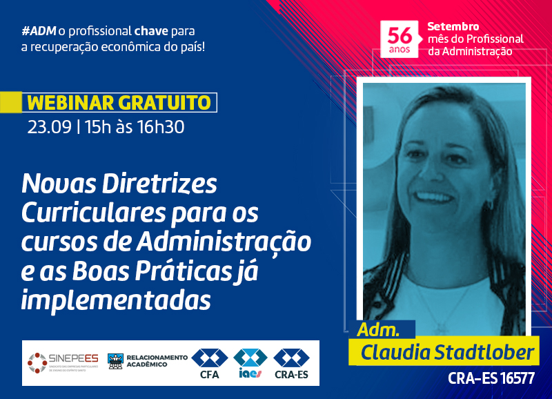 Leia mais sobre o artigo Webinar: Novas Diretrizes Curriculares (DCNs) para os cursos de bacharelado em Administração e as Boas Práticas já implementadas