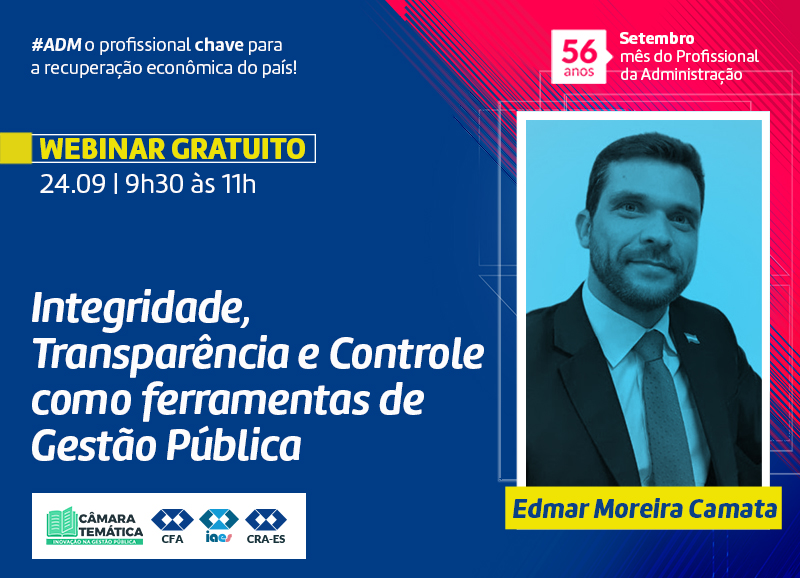 Leia mais sobre o artigo Webinar: Integridade, Transparência e Controle como ferramentas de Gestão Pública