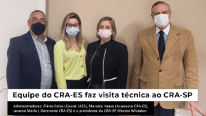 Read more about the article Equipe do CRA-ES faz visita técnica ao CRA-SP