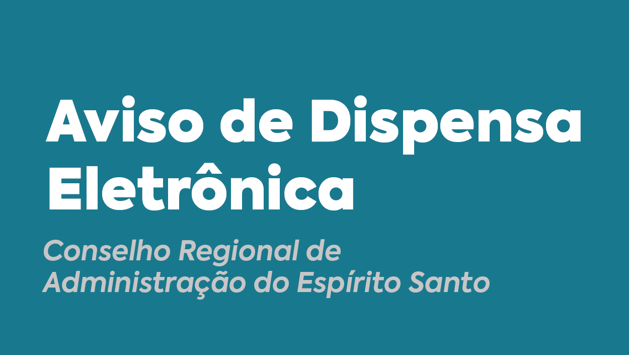 You are currently viewing Aviso de Dispensa Eletrônica nº 01/2023