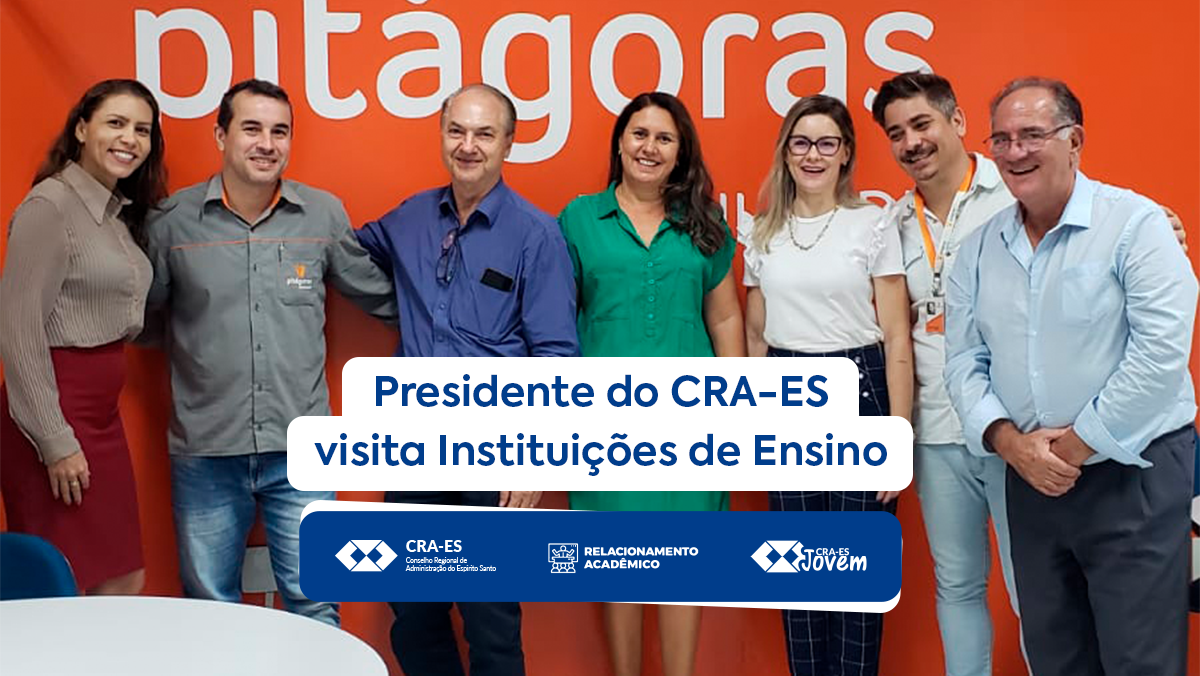 Leia mais sobre o artigo Presidente do CRA-ES visita Instituições de Ensino