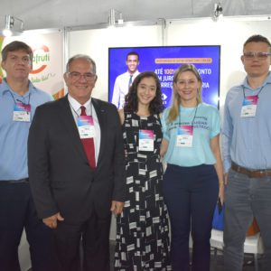 Adm. Fabrício, Presidente Maurílio Inês, Adm. Marcela, Adm. Felipe