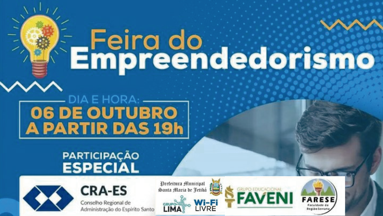 Leia mais sobre o artigo CRA-ES, participa da 6° Edição da Feira do Empreendedorismo – FARESE