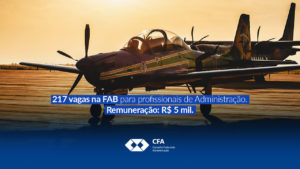 Read more about the article Aeronáutica seleciona 217 voluntários em Administração