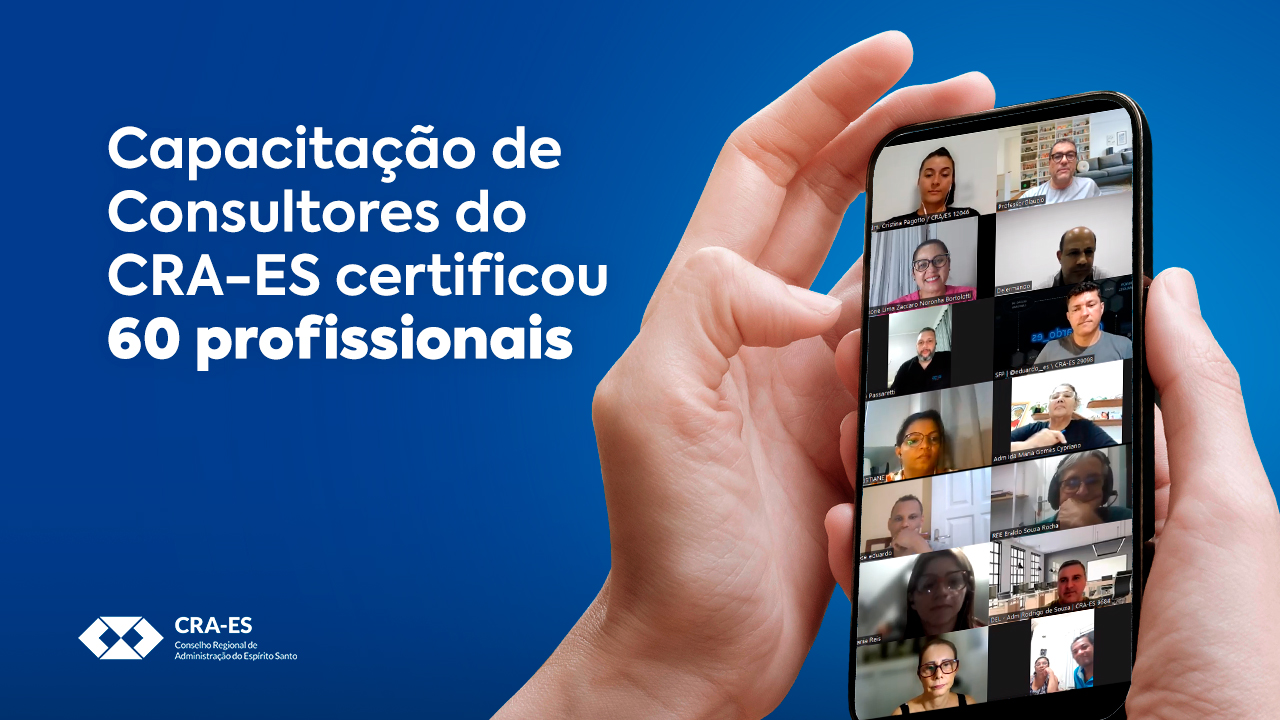 Read more about the article Capacitação de Consultores do CRA-ES certificou 60 profissionais