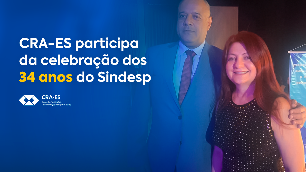 Você está visualizando atualmente Conselheira do CRA-ES participa da celebração dos 34 anos do Sindesp-ES