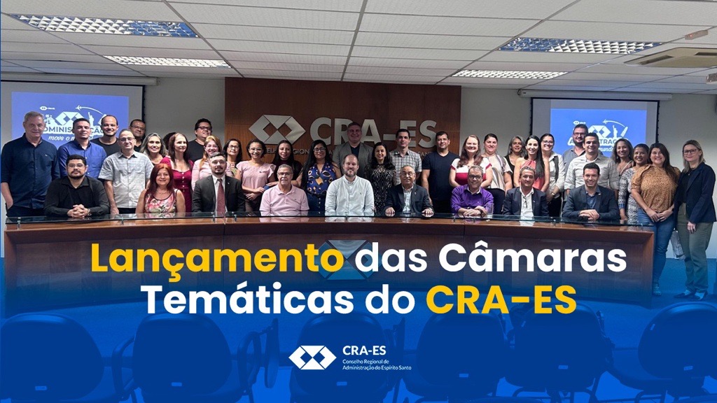 Leia mais sobre o artigo Lançamento das Câmaras Temáticas do CRA-ES!