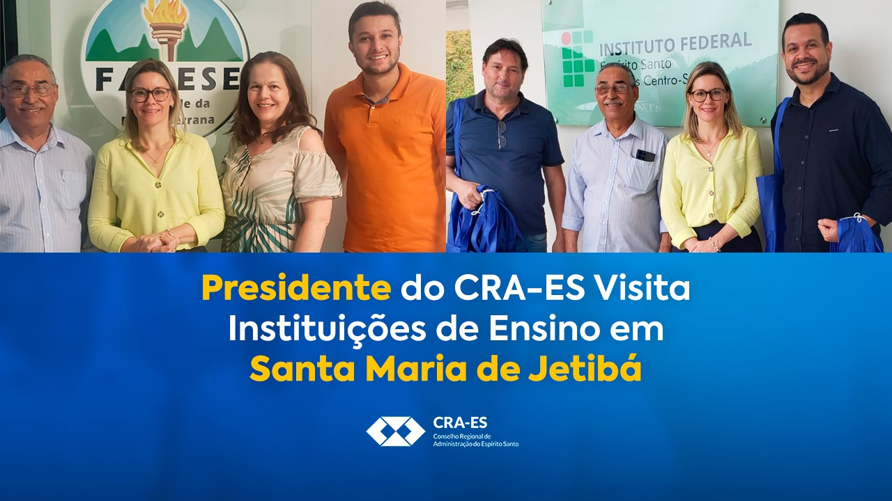 Você está visualizando atualmente Presidente do CRA-ES Visita Instituições de Ensino em Santa Maria de Jetibá 