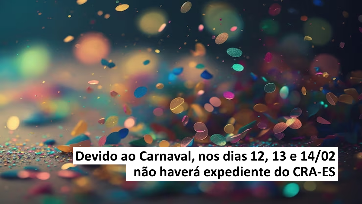 Você está visualizando atualmente Aviso: Não Haverá Expediente nos Dias: 12, 13 14/02