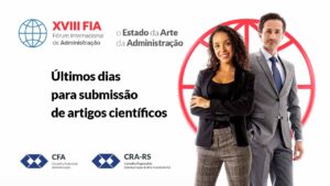 Leia mais sobre o artigo XVIII FIA: Últimos dias para submissão de artigos científicos. O valor total de premiações chega a R$ 60 mil 