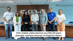 Leia mais sobre o artigo CFA realiza visita técnica ao CRA-ES para planejar eventos futuros no Espírito Santo