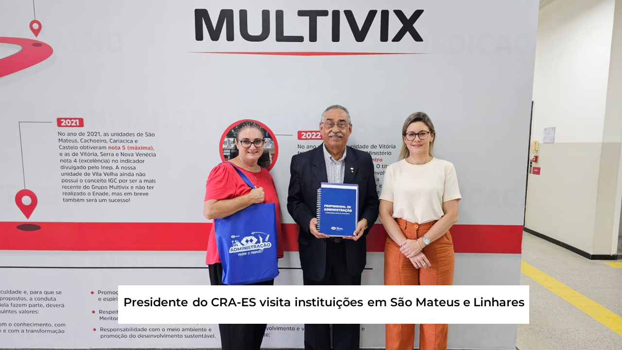 Leia mais sobre o artigo Presidente do CRA-ES visita instituições em São Mateus e Linhares