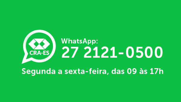 Leia mais sobre o artigo Fale com o CRA-ES pelo WhatsApp – Oficial