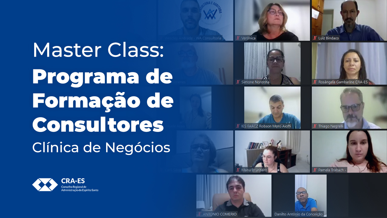 Leia mais sobre o artigo Master Class: Programa de Formação de Consultores – Clínica de Negócios foi um Sucesso!