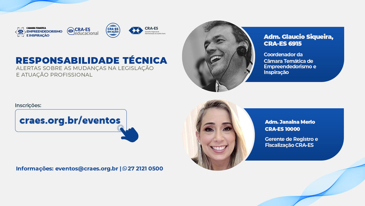 Leia mais sobre o artigo CRA-ES promove Seminário para Responsáveis Técnicos da Administração