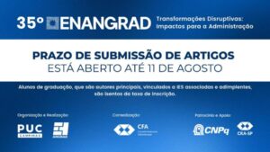 Leia mais sobre o artigo 35º ENANGRAD: prazo de submissão de artigos está aberto até 11 de agosto