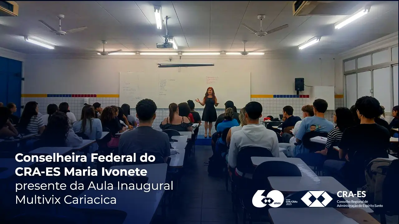 Leia mais sobre o artigo CRA-ES destaca a importância da profissionalização na aula inaugural da Multivix Cariacica