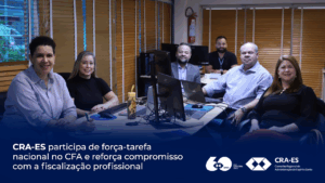 Leia mais sobre o artigo CRA-ES participa de força-tarefa nacional no CFA e reforça compromisso com a fiscalização profissional