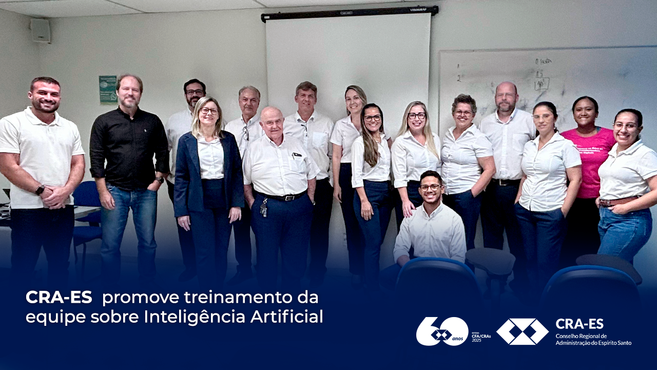 No momento, você está visualizando CRA-ES capacita equipe com treinamento sobre Inteligência Artificial