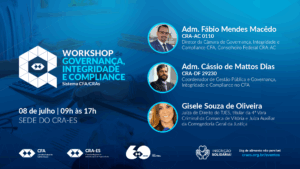 Leia mais sobre o artigo CRA-ES promove Workshop de Governança, Integridade e Compliance com participação especial da juíza Gisele Souza de Oliveira