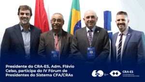 Leia mais sobre o artigo Presidente do CRA-ES participa do IV Fórum de Presidentes do Sistema CFA/CRAs