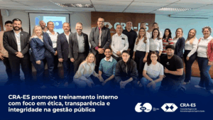 Leia mais sobre o artigo CRA-ES promove treinamento interno com foco em ética, transparência e integridade na gestão pública