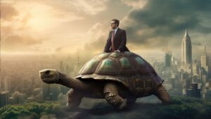 Leia mais sobre o artigo Lições de liderança com a tartaruga Jorge: adaptação exige preparo