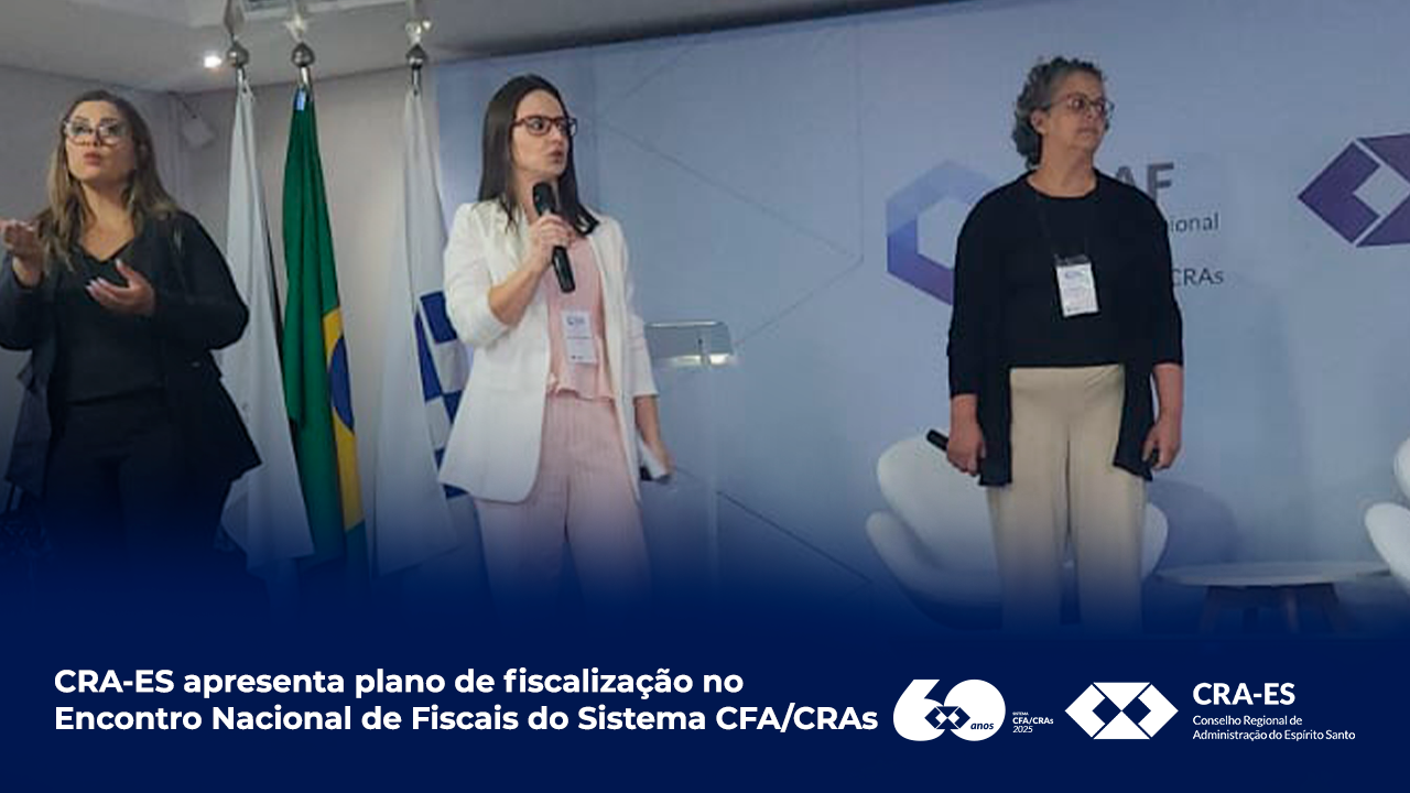 No momento, você está visualizando CRA-ES apresenta plano de fiscalização no Encontro Nacional de Fiscais do Sistema CFA/CRAs