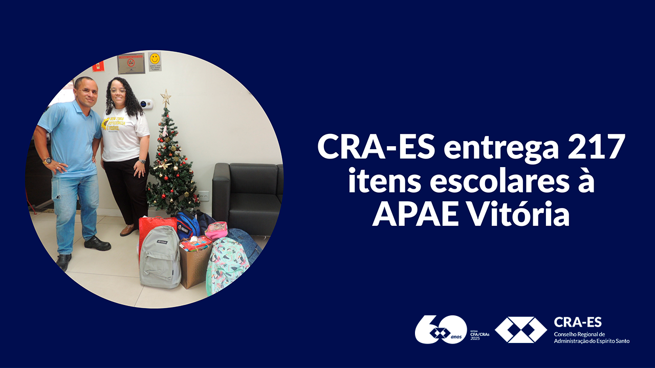 No momento, você está visualizando CRA-ES entrega 217 itens escolares à APAE Vitória