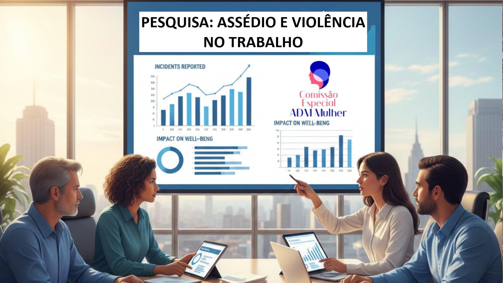 No momento, você está visualizando ADM Mulher lança pesquisa nacional sobre Assédio e Violência no Trabalho contra mulheres