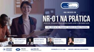 Leia mais sobre o artigo CRA-ES realiza evento gratuito sobre aplicação prática da NR-01