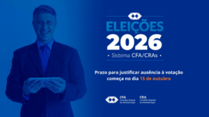 Leia mais sobre o artigo Profissionais que não votaram nas Eleições do Sistema CFA/CRAs 2026 devem justificar ausência