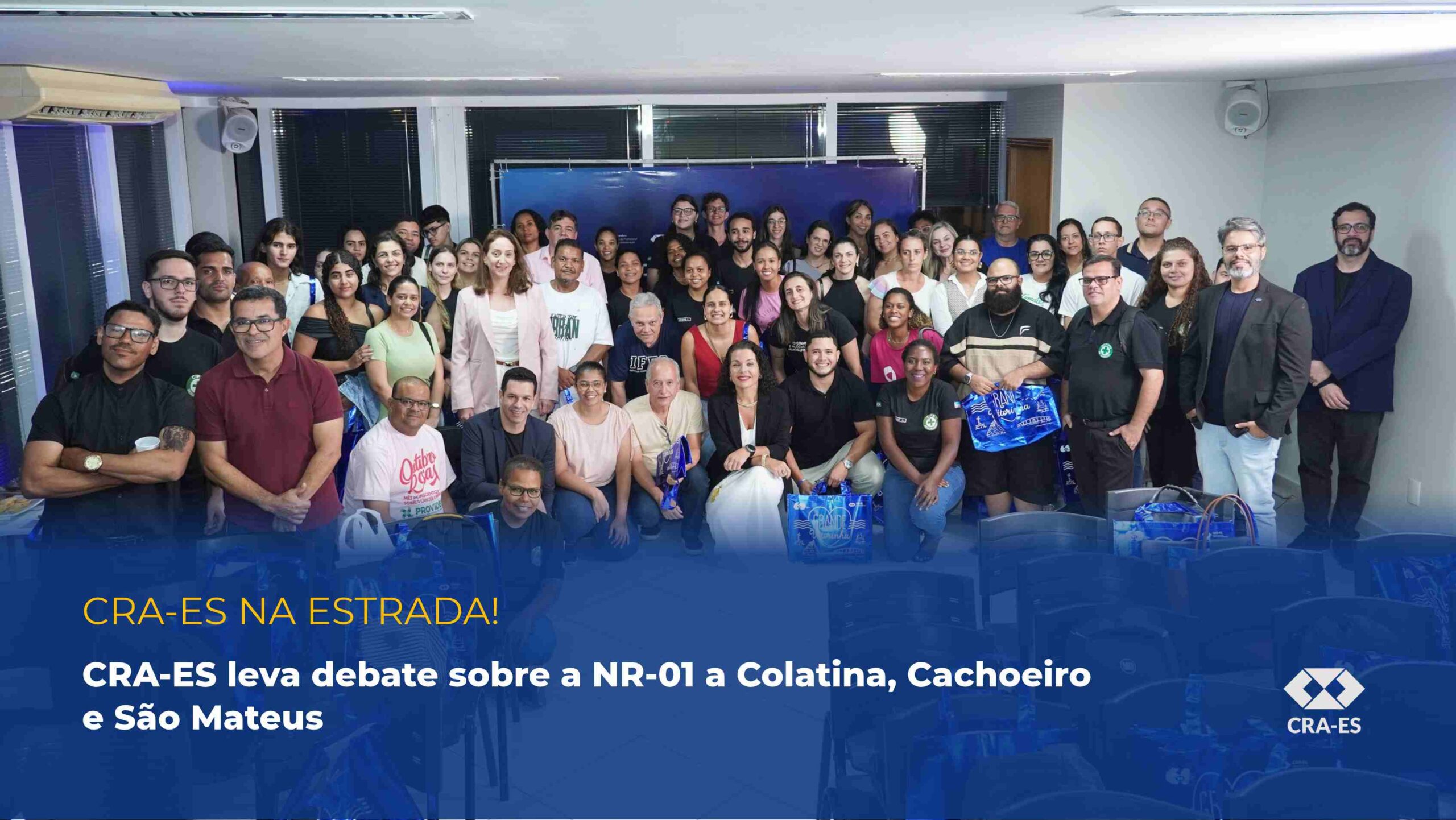No momento, você está visualizando CRA-ES leva debate sobre a NR-01 a Colatina, Cachoeiro e São Mateus